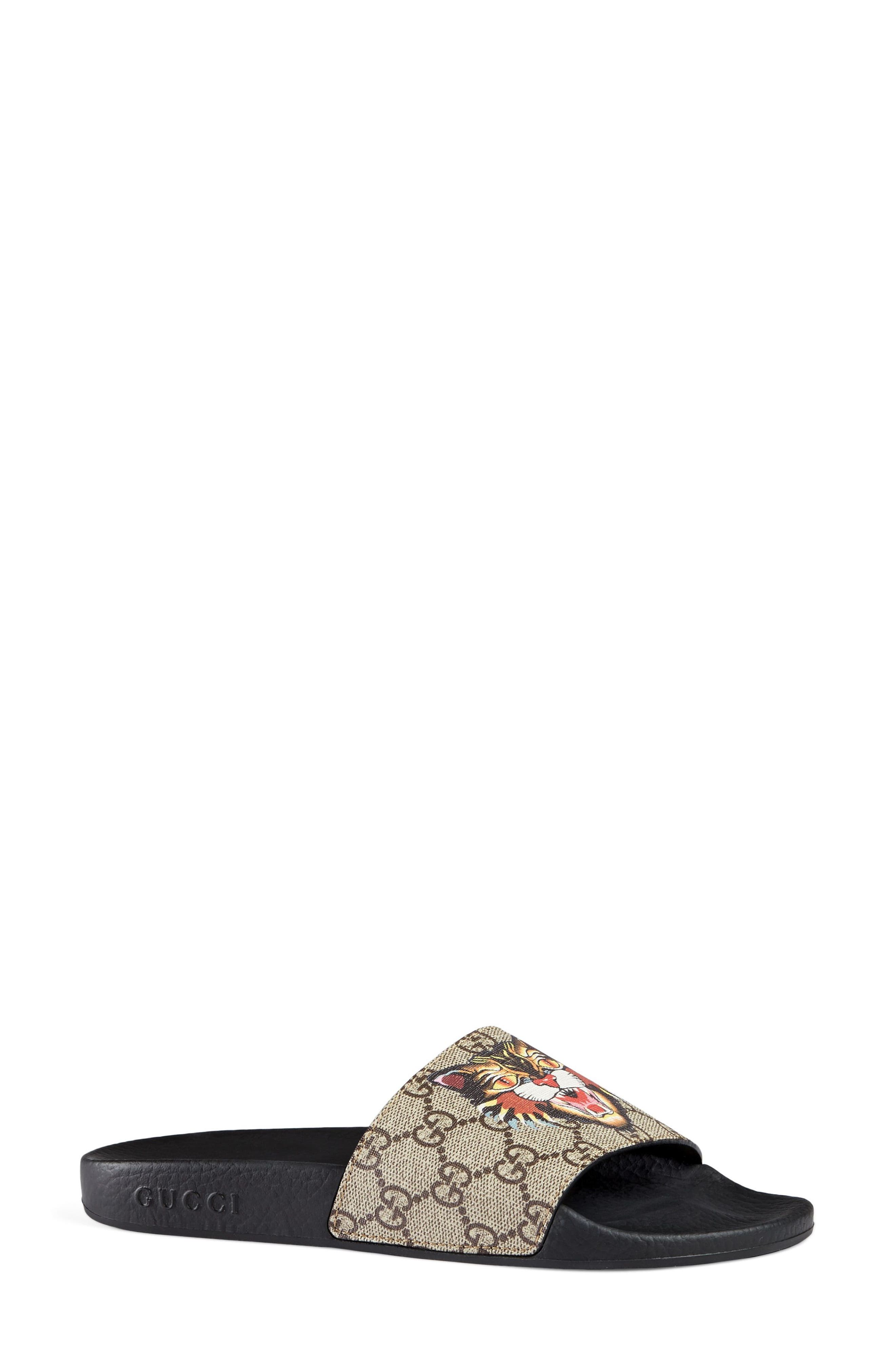 Pursuit Tiger Print Slide Sandal
